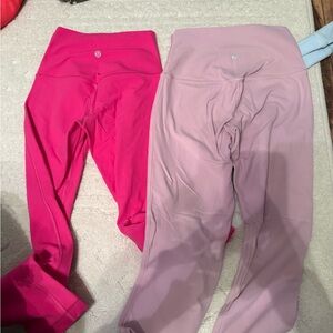 lululemon athletica High-Rise Leggings Duo - Bright Pink & Dusty Pink